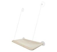Window Perch for Cats, Indoor Cat Hammock Seat, Sturdy Windowsill Napping Stand with 4 Strong Suction Cups, Cozy Resting 14.17x8.46x2.95 inches for Kittens & Large Pets