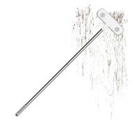 Window Screen Cleaner Tool - Mesh | Cleaning Brush For Home House Wash Dust Removal Scraper Handle Glass Door Squeegee Soapy Water Wiper Sponge Multi-Purpose Household Scrubber Manual Long