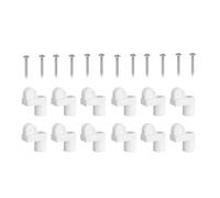 Window Screen Clips 0.9-inch - Cabinet Door window Holder with Screws - 12 Pieces Secure Heavy Duty Frame Fastener With Screws Storm Windoŵ Retainer Clips for Dorm Office Apartment Bedroom Living R
