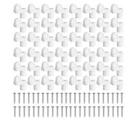 Window Screen Clips - Panel Fastener for Apartment Repair | 48 Piece 3/8 Inch Replacement Set with Easy Install & Secure Grip Features for Home Dorm Offices Bedroom and Living Room Doors