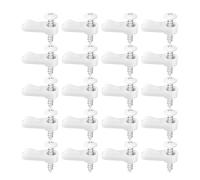 Window Screen Hold Clips - Storm Window Secure Clips | 20-Pieces Screen Keeper Hardware With Screws For Home Farmhouse Apartment Dormitory Living Room Bedroom