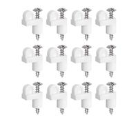 Window Screen Holder Clips,3/8-Inch Fasten Locking Hardware | 12-Pieces Window Screen Frame Secure - for Home Farmhouse Bedroom Toolhouse Garage Study Kitchen Bathroom