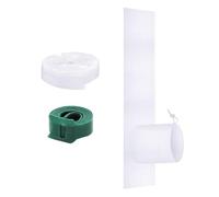 Window Sealing Kit, AC Seal Cloth, Energy-Saving Barrier, Easy to Install and Flexible Portable Accessory for Home, Living Room, Kitchen, Air Conditioner Efficiency, White Color