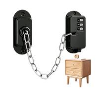 Window Security Lock No Drill Child Safety Lock | Fridge Chain Lockss | Multi Purpose Cabinet Drawer Locks | Password Key Locks For Refrigerator Closet | Heavy Duty Adhesive Child Proof Lockss For Kit