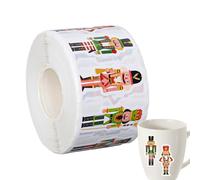 Window Stickers - Paper, 1.2in Nutcracker Sticker Vibrant And Self-Adhesive | Easy-to-Apply And Decorative Holiday Decals, Christmas Cartoon Stickers for Phones, Laptops, Offices, Dormitories