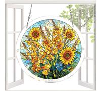 Window Sun Catcher, 2D Acrylic Decorative Pendant, Puzzle Suncatcher