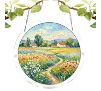 Window Sun Catcher, 2D Acrylic Decorative Pendant, Puzzle Suncatcher
