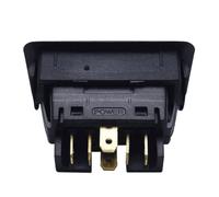 Window Switch - Car Window Switch |Control Power Window Lift | Car Glass Lift Drive Switches | Cars Electric tool With Green Light | DC12V / 24V 6 Pins Momentary Electric Illuminated