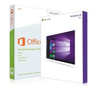 Microsoft Pack logiciel Windows 10 Pro + Office 2016 Famille & Entreprise