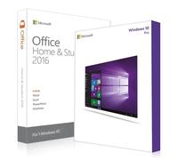 Windows 10 Pro + Office 2016 Famille et Étudiant