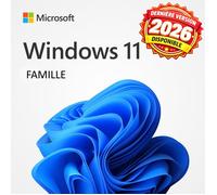 Windows 11 FAMILLE - Dernière version 2026 - Envoi immédiat Dématérialisé