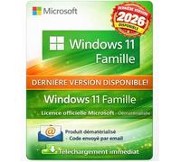 2026 dernière version disponible ! WINDOWS 11 FAMILLE | Activation