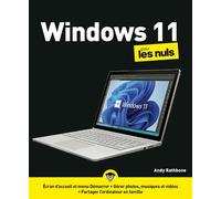 Windows 11 pour les Nuls - 3e édition - Andy Rathbone - First Interactive - broché - Manuel