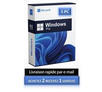 Windows 11 Pro - Livraison rapide - Logiciel - 1 PC Top Software - Clé d'activation