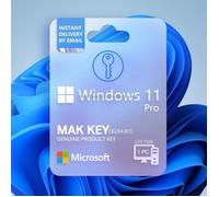 Windows 11 Pro Professional - 1 PC - détail - Version téléchargeable -Windows 11 Pro 32/64 bit activation Originale