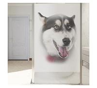 Windows Film Free Size Custom Made Stained Self Adhésif Window Film Style 01 02 03 04 Frosted Privacy Static Sticker Bathroom Animal (Farbe : 02, Taille : 90 x 150 cm)