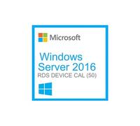 Windows Server 2016 Remote Desktop Services (RDS) 50 device connections CAL - Clé licence à télécharger