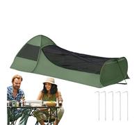 Windprofa Tente pop-up pour une personne - Tente de camping instantanée - Tente de camping Windprofa avec bâche extérieure amovible - Double couche, ouverture automatique - Portable en plein air