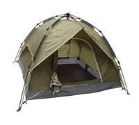 Windproof Camping Hiking Tent Family Picnic Tents for 3-4 People Automatically Pop Up Outdoor Double-Layer Waterproof Windproof and UV-Proof Dome Outdoor Activity