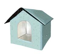 Windproof Cat Cave - Portable Kitten Bed, 33x35x30cm Cat Tent with Insulated Walls, Sturdy Oxford Cloth and Aluminum Foil Pet Bed, Pet Shelter Sleeping Area, Nest Cave for Animal Rest