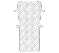 Windproof Sunshade - Winter Car Roof Protector | Heavy Duty Vehicle Cover with Secure Fit Features for Cold Weather in Parking, Travel, School Runs and Outdoor Holiday Protection