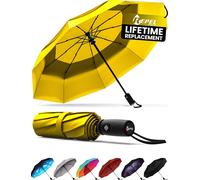 Windproof Travel Umbrellas for Rain Easy Auto Open Close,Durable & Compact Umbrella,Strong Fiberglass Frame,Waterproof Canopy Backpack,Purse,Portable Umbrella for Travel.[V33]