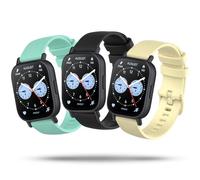 WindRen 3 Pièces 22mm Bracelets Compatible avec Xiaomi Redmi Watch 5 Active/5 Lite, Bracelet de Remplacement en Réglable, Silicone Souple, Sport et Imperméable, Très Respirant