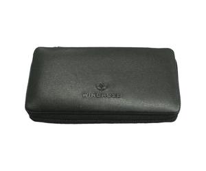 Windrose Ambiance Boîte à bijoux Cuir 12 cm noir