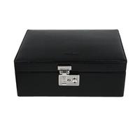 Windrose Beluga Boîte à bijoux Cuir 24 cm noir