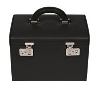 Windrose Beluga Boîte à bijoux Cuir 26.5 cm noir