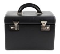Windrose Beluga 5 Etagen Boîte à bijoux noir, imitation de cuir, femme