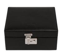Windrose Beluga boîte à montres 19,5 cm cuir noir