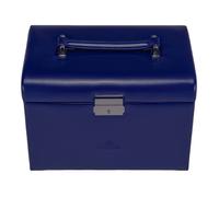 WINDROSE Boîte à bijoux bleu foncé pour femme - Merino Moda Jewelry Box Dark Blue 306157