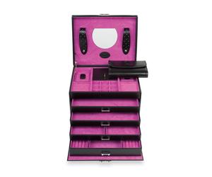 Windrose Boite a Bijoux Merino 13 - Noir