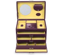 Windrose Boite a Bijoux Merino Moda - Aubergine L