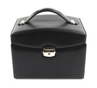 Windrose Beluga Boîte à bijoux Cuir 21.5 cm noir