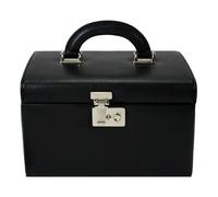 Windrose Beluga Boîte à bijoux Cuir 24.5 cm noir