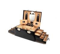 WINDROSE Boîte à bijoux noir pour femme - Merino Jewelry Case 311767