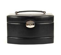 WINDROSE Boîte à bijoux noir pour femme - Merino Moda Jewelry Box 311772