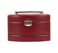 WINDROSE Boîte à bijoux rouge pour femme - Merino Moda Jewelry Box 311765