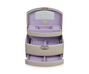 Windrose Coffret à bijoux automatique Merino Moda - Beige