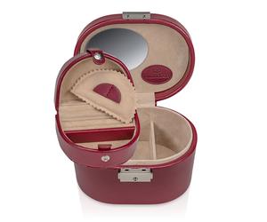 Windrose Coffret à bijoux petit avec insert Merino - Le Noir