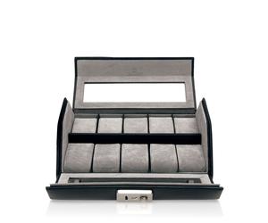 Windrose Coffret à montres Nappa - Le Noir