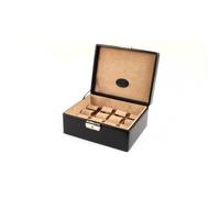 Windrose Boîte à montres Merino 19,5 cm noir