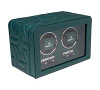 Windrose Noblesse Remontoir pour 2 montres Bleu pétrole