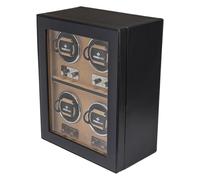 Windrose Remontoir pour 4 montres Ambiance/noir (cuir)