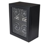 Windrose Remontoir pour 4 montres Ambiance/noir (cuir)