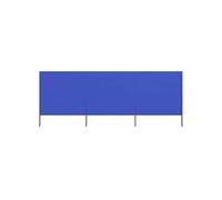 Windscherm 3-panelen 400x80 cm stof azuurblauw47145