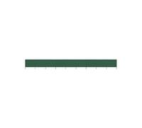 Windscherm 9-panelen 1200x120 cm stof groen47193