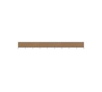Windscherm 9-panelen 1200x160 cm stof taupe47201
